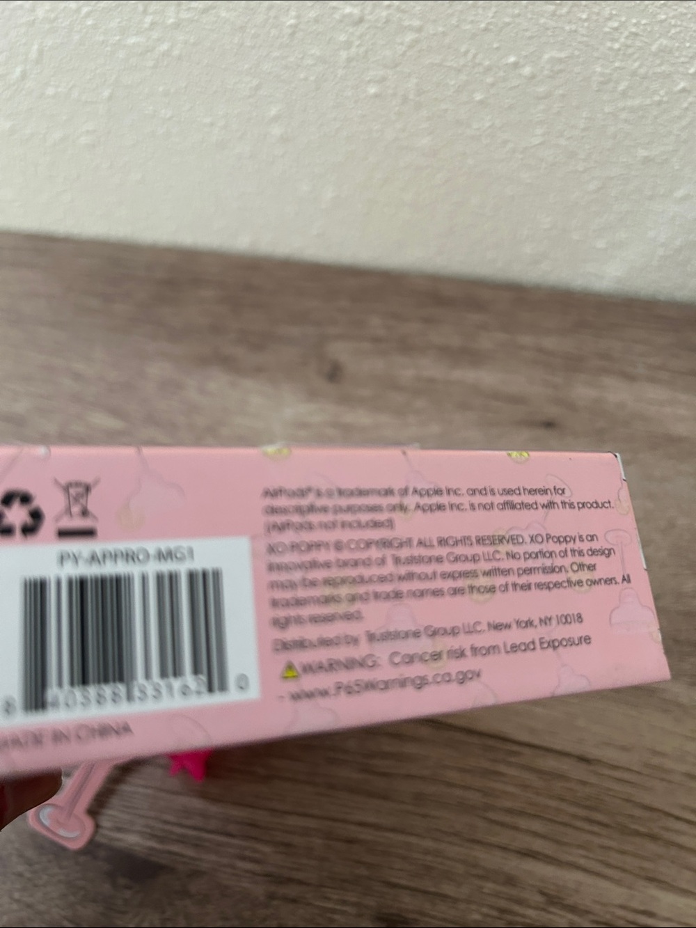 Pink Cocktail Pattern AirPods Pro Case - Picture 6 of 8